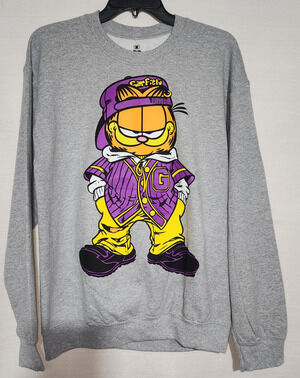 Garfield gray sweatshirt men size medium